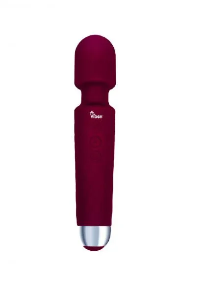 Vibrators Seductucom Viben Tempest Intense Wand Massager Ruby