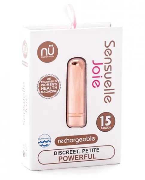 Vibrators Sensuelle Joie Bullet Vibrator In Gift Box Rose Gold Sensuelle