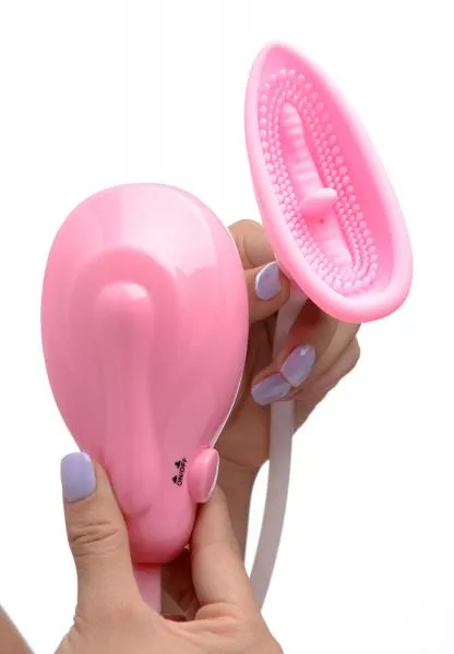 Vibrators Size Matters Pink Pleasure Auto Pussy Sucker