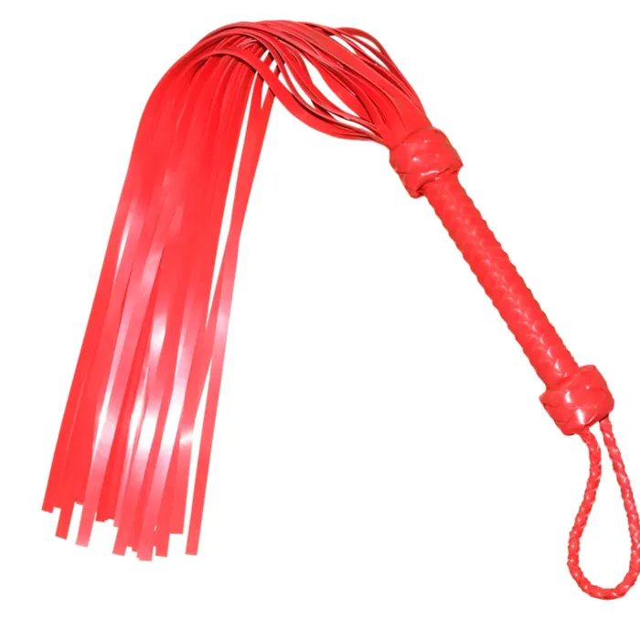 Whip Silicone 28 Whip 36 Tail Red Flogger Plesur 3 Z Anal