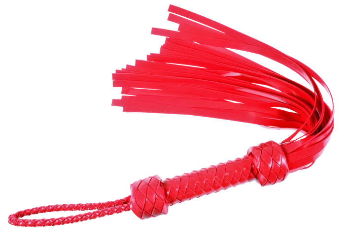 Whip Silicone 28 Whip 36 Tail Red Flogger Plesur 3 Z Anal