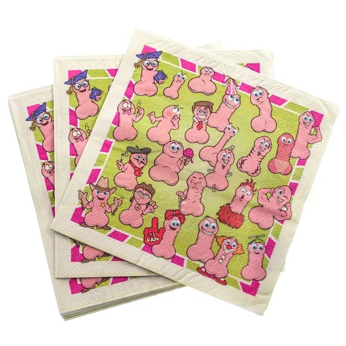 Wild Willys Party Napkins Lovetwoo Vibrators