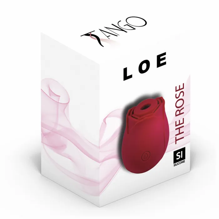 All Novelties Vibrators LOE THE ROSE PREMIUM SUCTION STIMULATOR RED