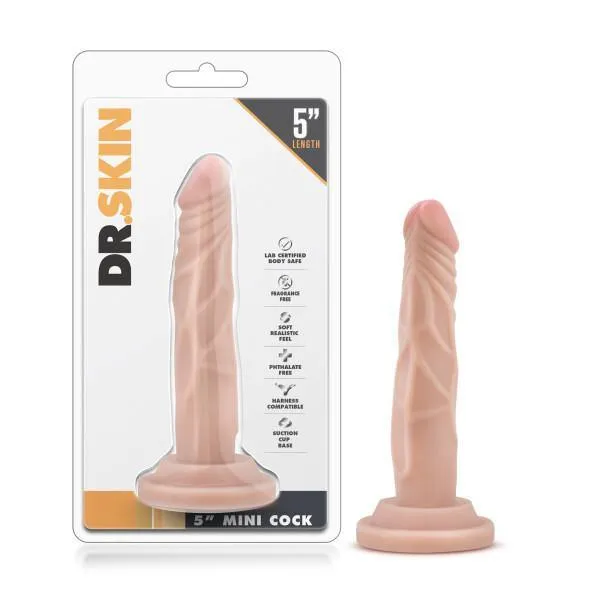 Blush Novelties Female Sex Toys Dr Skin 5 Mini Cock