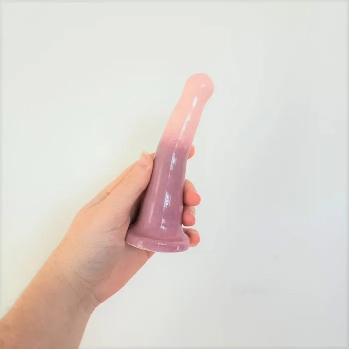 Clean Satisfaction 5 Inch Dildo Jay Light PurplePink Gradient Dildos