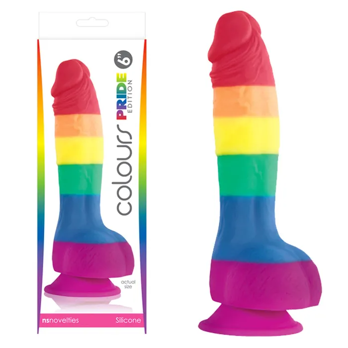 Female Sex Toys NEW SENSATIONS Colours Pride Edition 6 in Dildo