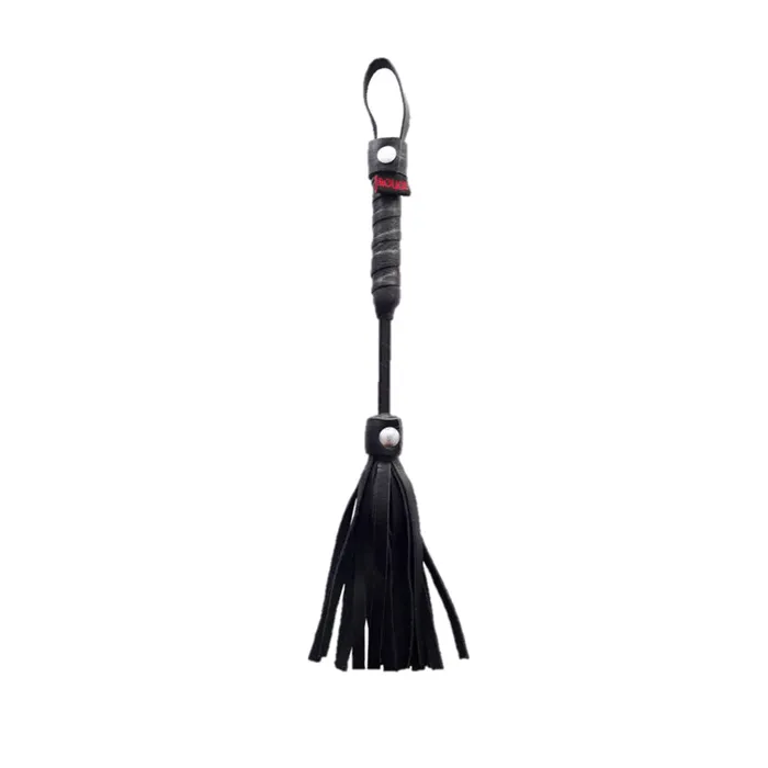 Female Sex Toys ROUGE GARMENTS Rouge Mini Flogger 10 in Black