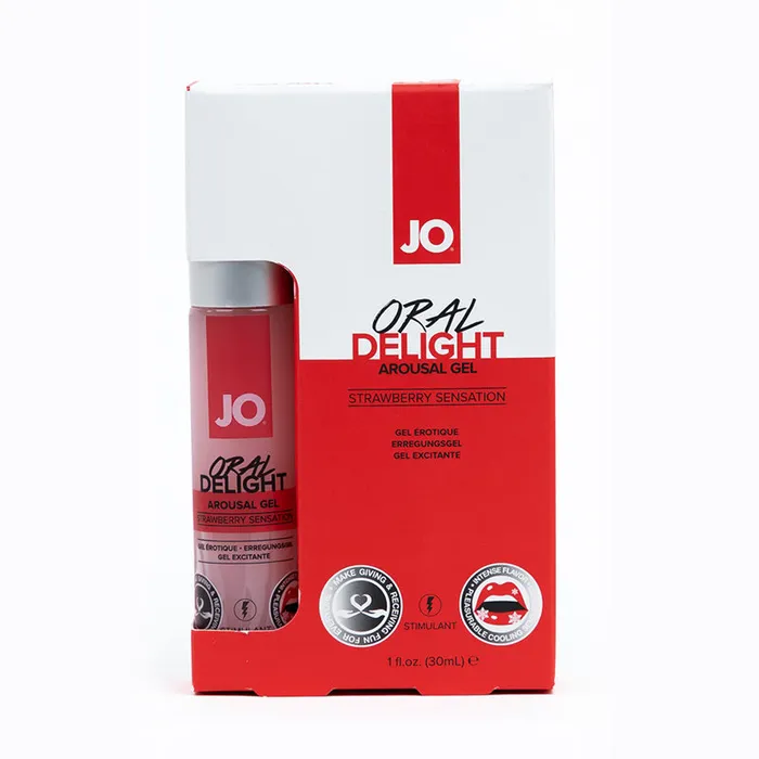 JO Oral Delight Strawberry 1 fl oz 30 ml SYSTEM JO Vibrators