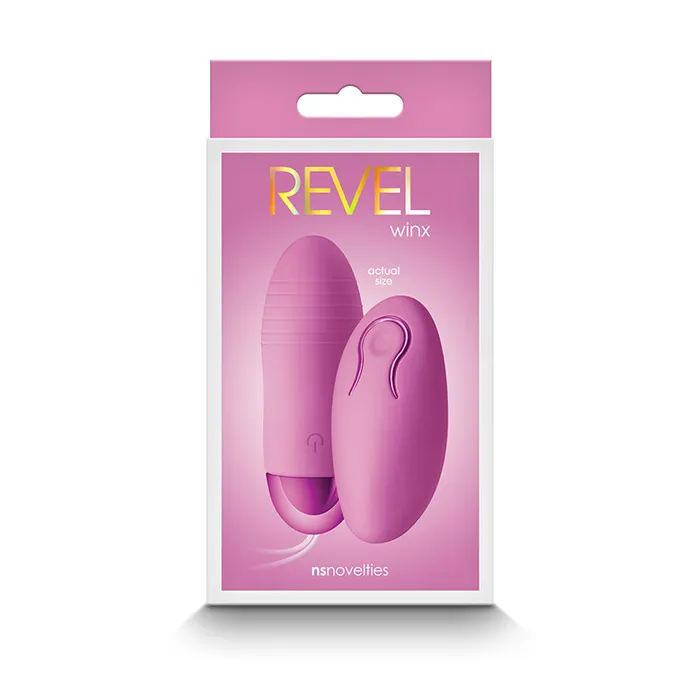 NEW SENSATIONS Revel Winx Insertable Bullet with Remote Pink Female Sex Toys