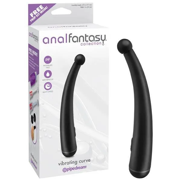 Pipedream Male Sex Toys Anal Fantasy Collection Vibrating Curve