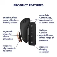 Satisfyer Little Secret Panty Vibrator with Remote Control and App Bluetooth Satisfyer Female Sex Toys