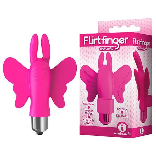 The 9s Flirt Finger Butterfly Finger Stimulator Icon Brands Female Sex Toys