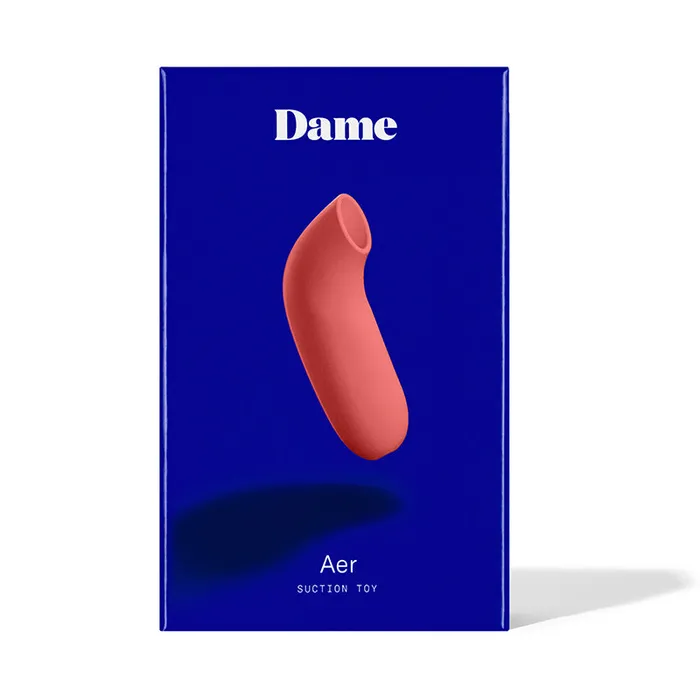 Vibrators Dame Products Dame Aer Suction Toy Papaya