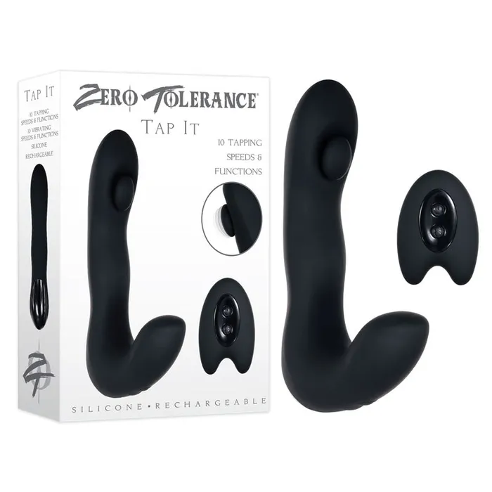 Zero Tolerance Tap It 146 cm USB Rechargeable Prostate Massager with Remote Zero Tolerance Male Sex Toys