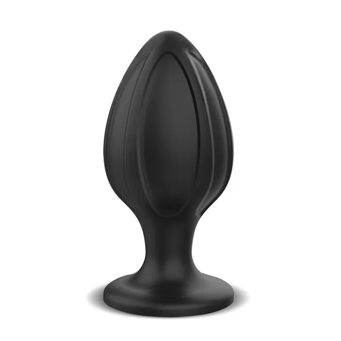 AfterDark Anal Silicone Ribbed Butt Plug Rifter size S