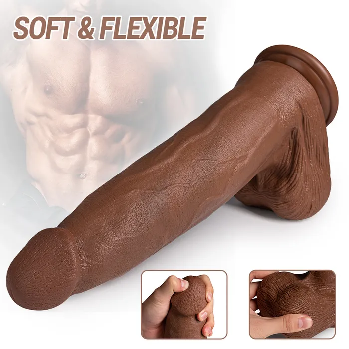  Anal 13 Inch Tapered Dildo with 3 inch Wide Girth