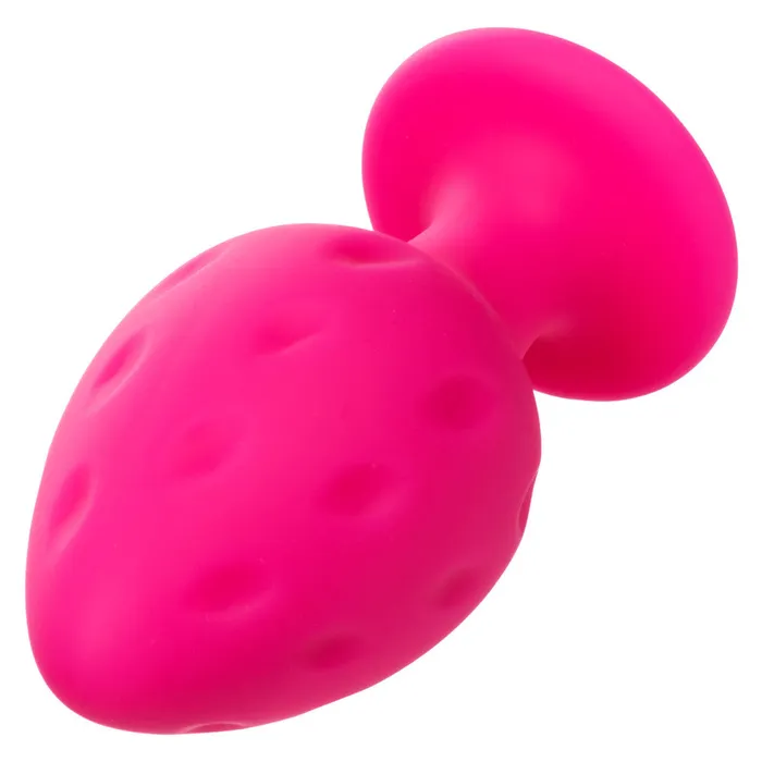 Anal California Exotic Novelties Cheeky Set of 2 Textured Silicone Butt Plugs Pink