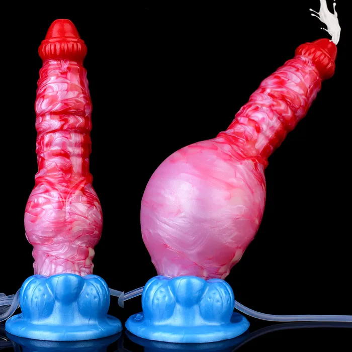 Anal mysite Inflatable Dog Dildo Butt Plug