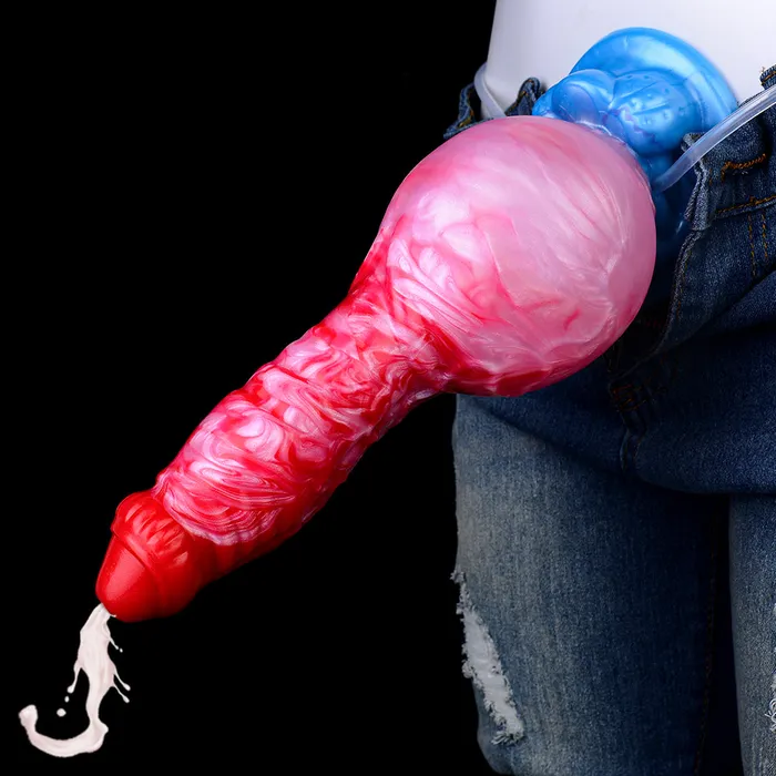 Anal mysite Inflatable Dog Dildo Butt Plug