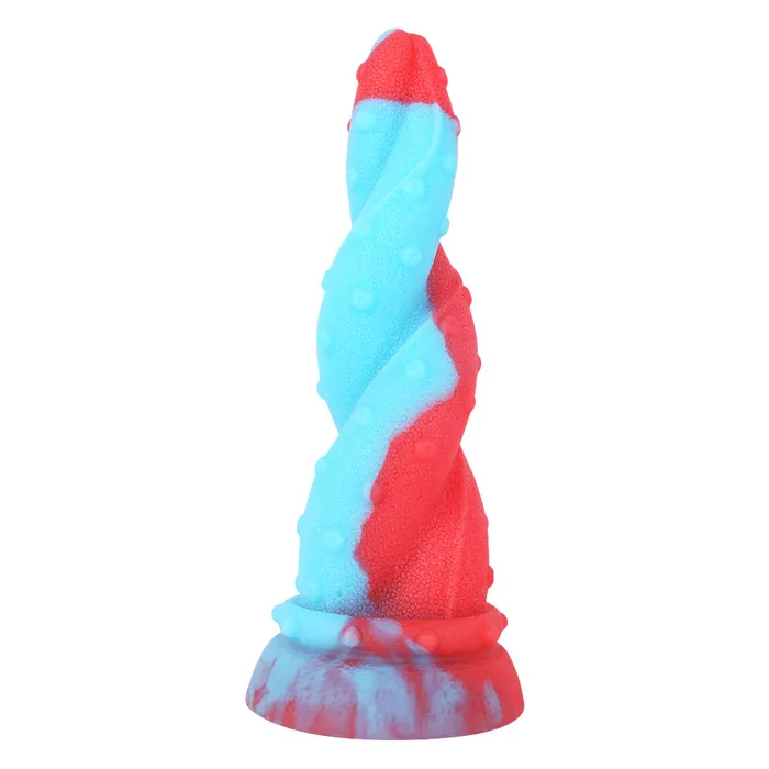  Anal Octopus dildo Two Color Silicone Anal