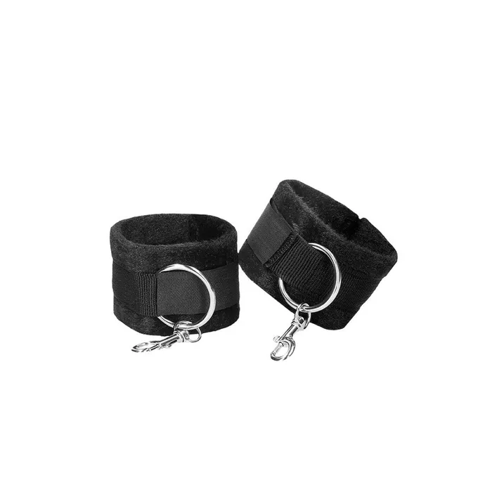 Anal Shots Toys Black White Cross Wrist Ankle Restraints