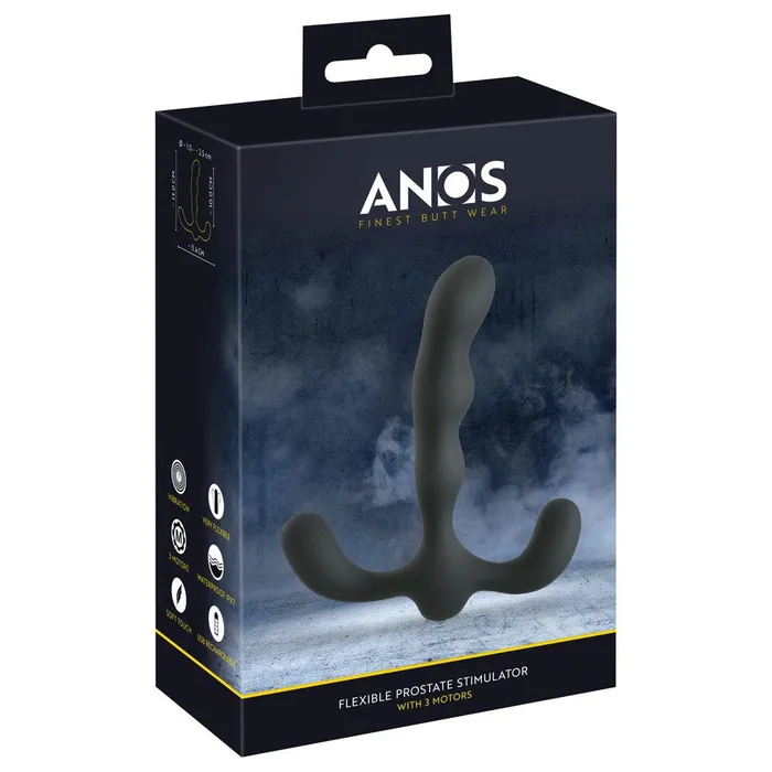 Anos Silicone Vibrating Prostate Stimulator Rechargeable You2Toys Male Sex Toys