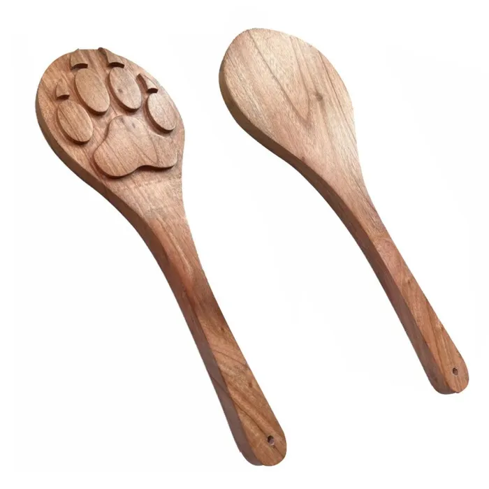 Black Label Vibrators Wooden Wolf Paw Paddle