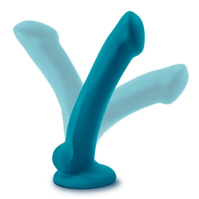 Blush Dildos Reina Soft Flexible Silicone Dildo blue