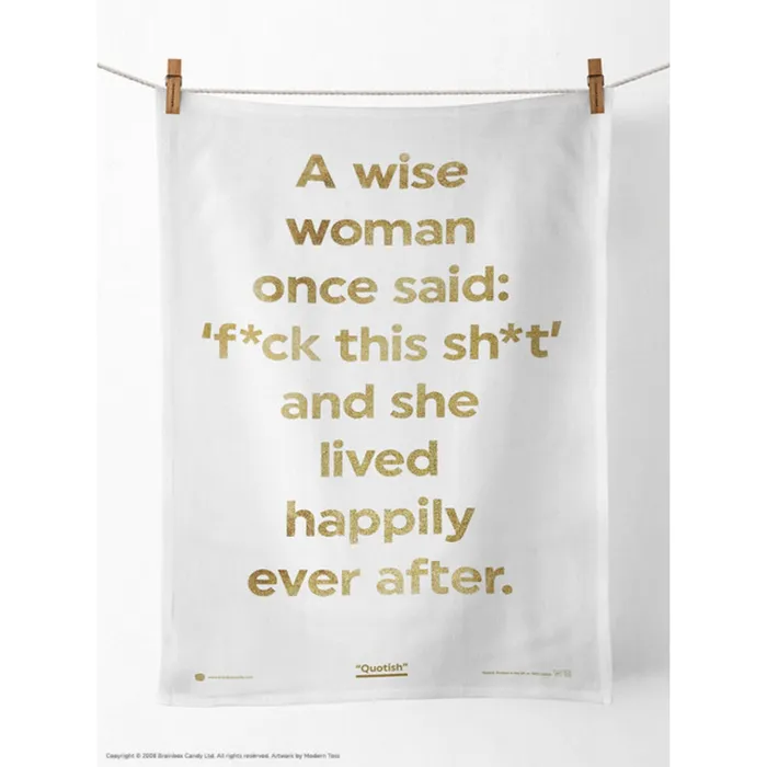 Brainbox Candy Vibrators A Wise Woman Tea Towel