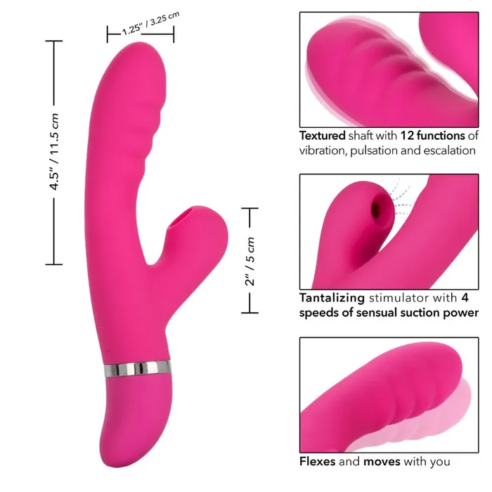 California Exotic Female Sex Toys Foreplay Frenzy Pucker Suction Vibrator