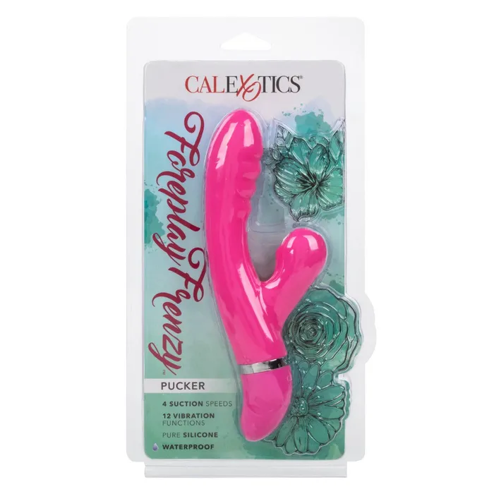 California Exotic Female Sex Toys Foreplay Frenzy Pucker Suction Vibrator