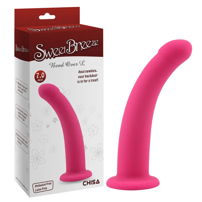 Chisa Bend Over L Pink Silicone Dildo Dildos