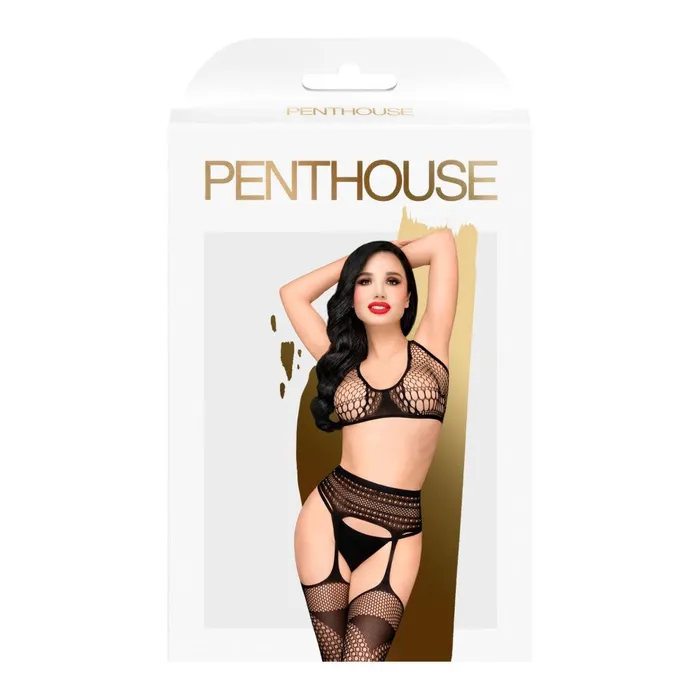 Couples Penthouse Smoking Gun Mesh 2 Piece Set Penthouse