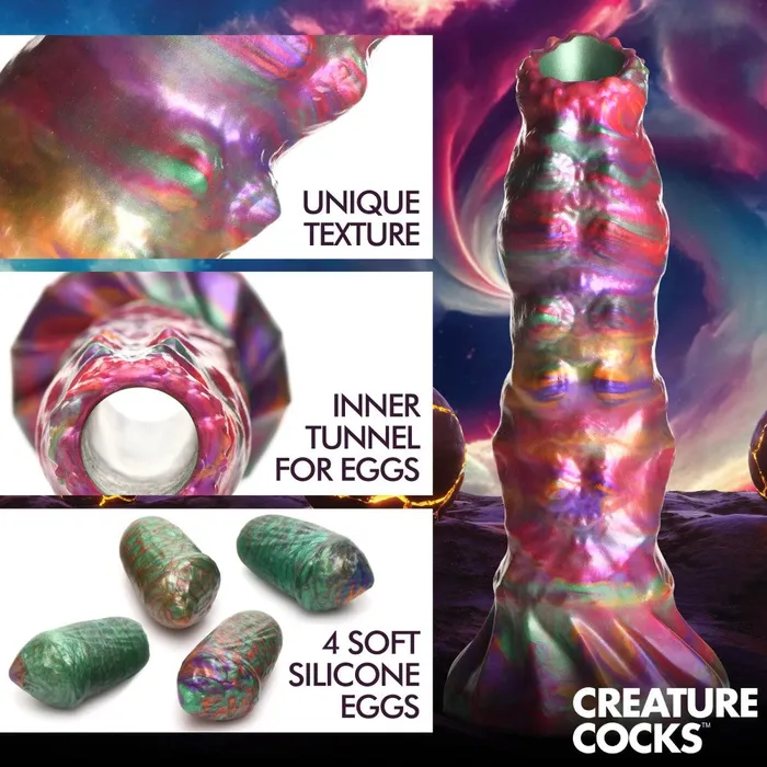 Creature Cocks Female Sex Toys Creature Cocks Larva Ovipositor Dildo with Eggs