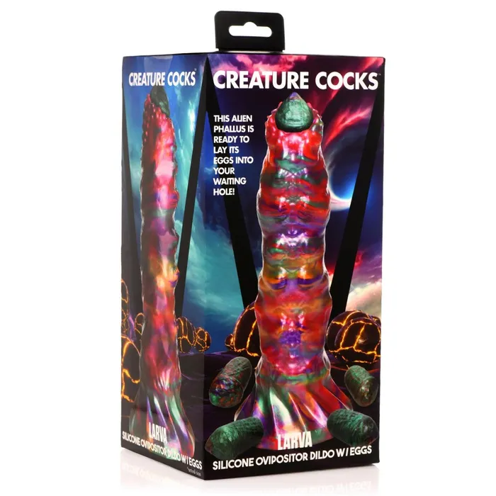 Creature Cocks Female Sex Toys Creature Cocks Larva Ovipositor Dildo with Eggs