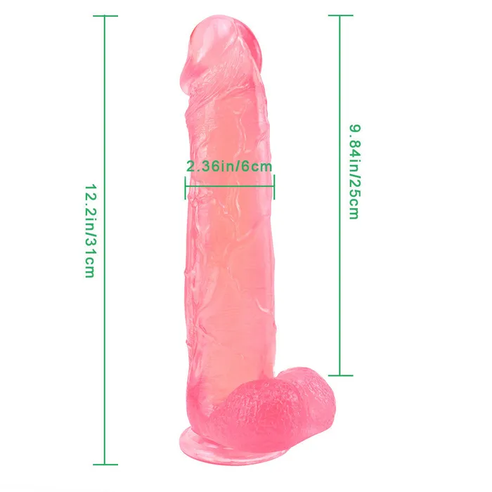 Dildos 12 inch pink huge dildo