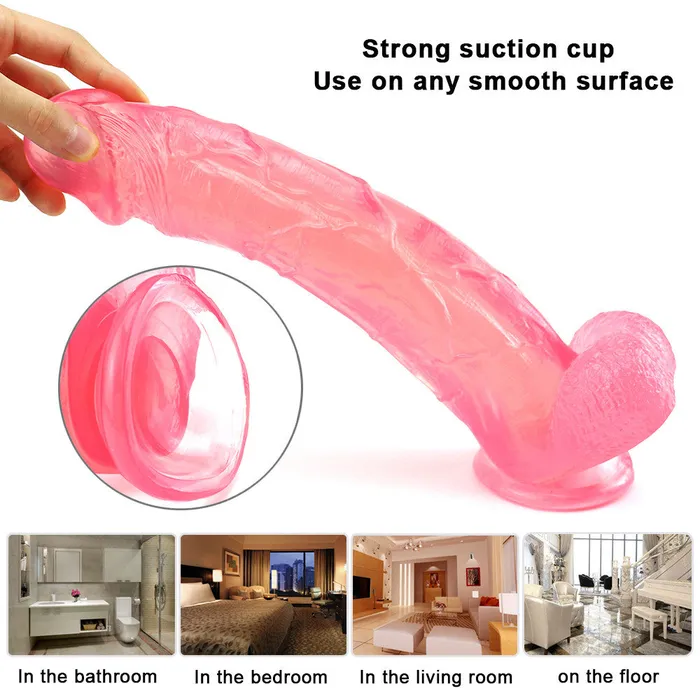 Dildos 12 inch pink huge dildo