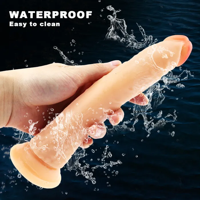 Dildos 8 inch fleshcolored dildo