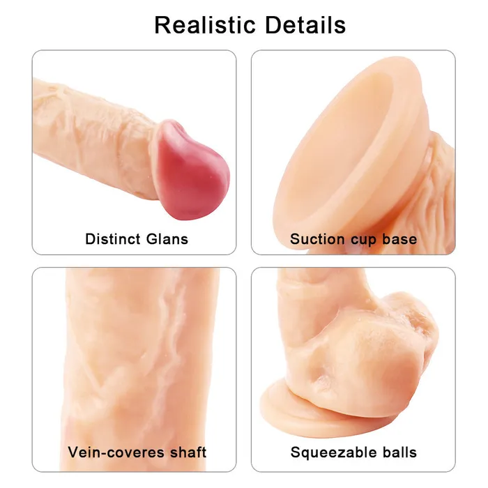  Dildos 9 inch fleshcolored dildo