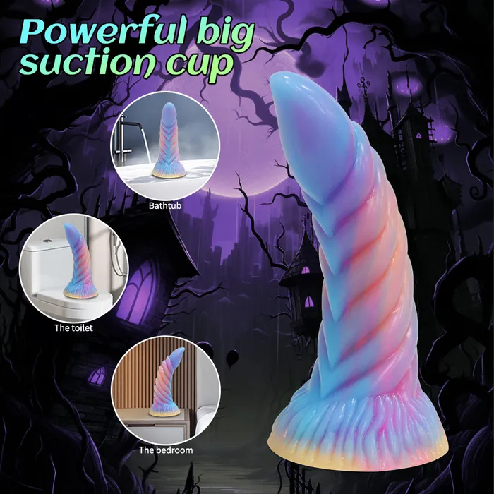 Dildos Dildo Roleplay Monster Spiral Silicone 