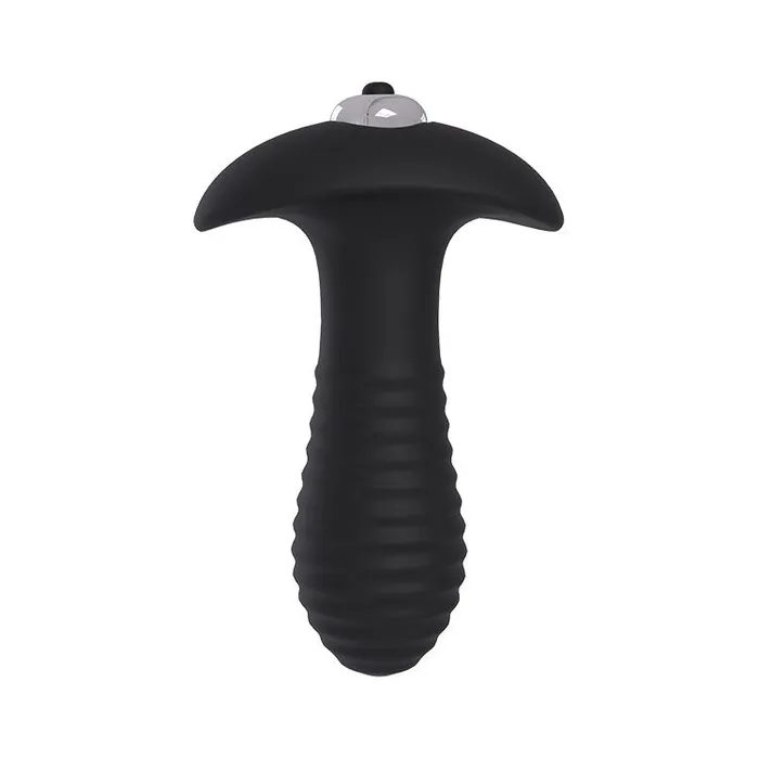 Dream Toys Anal Spiral Vibrating Butt Plug Black