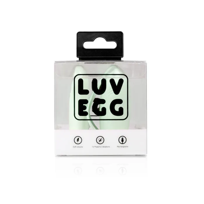 Easy Female Sex Toys Powerful Wireless Rechargeable Silicone Luv Egg Green