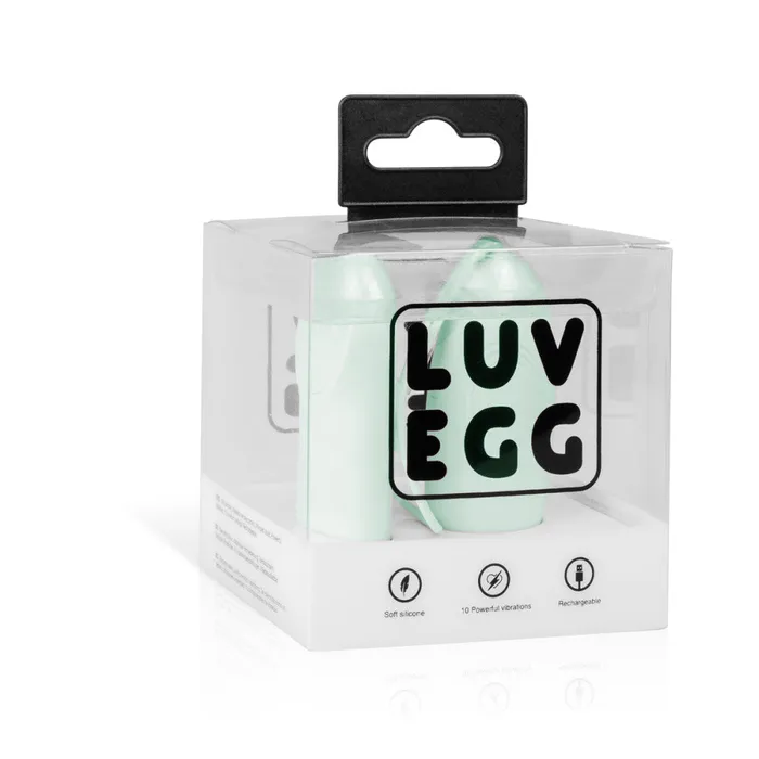 Easy Female Sex Toys Powerful Wireless Rechargeable Silicone Luv Egg Green