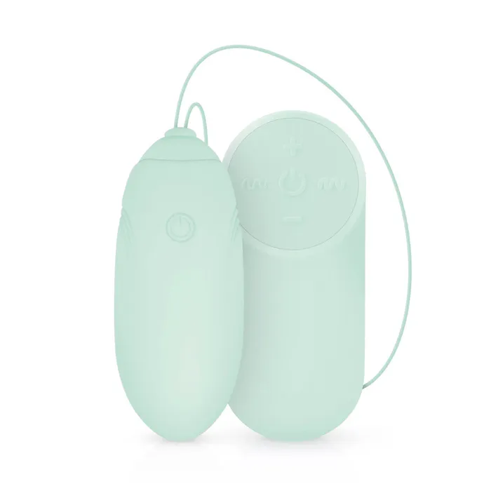 Easy Female Sex Toys Powerful Wireless Rechargeable Silicone Luv Egg Green