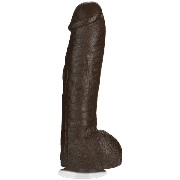 Female Sex Toys Doc Johnson Realistic Bam Moulded Cock With Autographed Photo Black 13in Doc Johnson