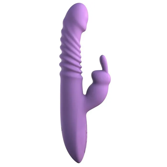 Female Sex Toys Pipedream Rechargeable rabbit vibrator made of silicone Fantasy purple