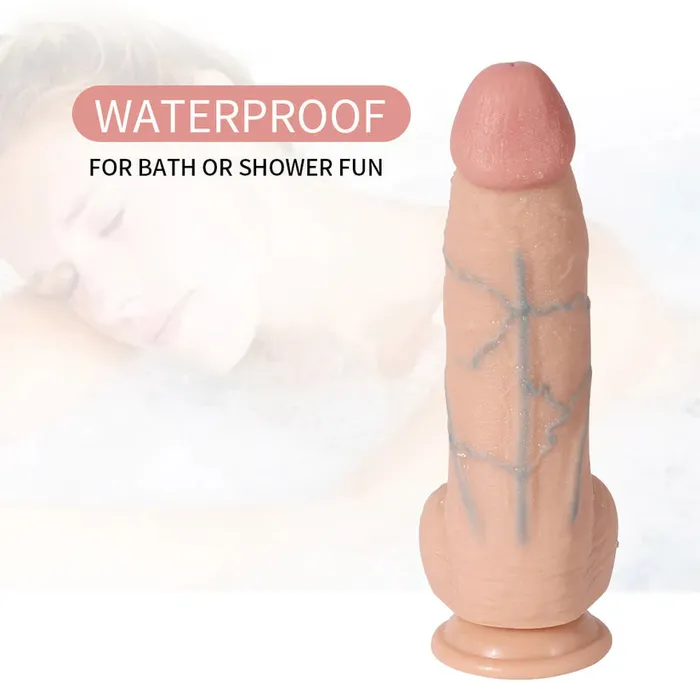 Flesh Colored Dildo Firm Realistic 9 inch STS Dildos