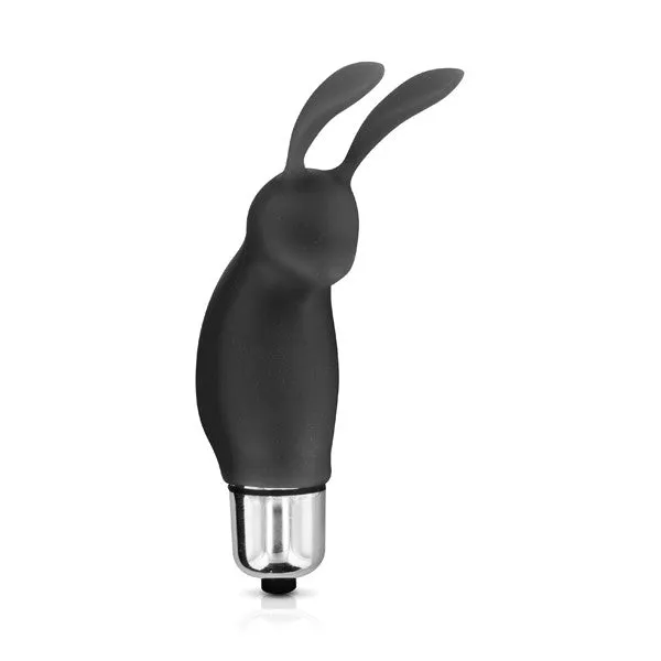 Glamy mini bunny clitoris stimulator black Glam Female Sex Toys