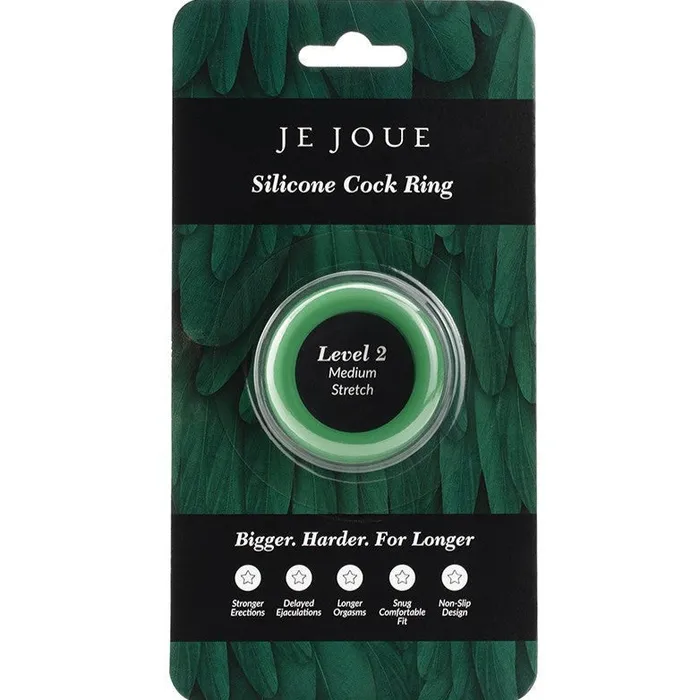 Je Joue Green Silicone CRing Medium Stretch Je Joue Male Sex Toys