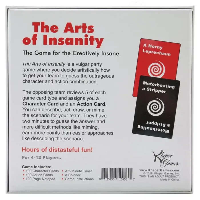 Kheper Games Anal The Arts of Insanity